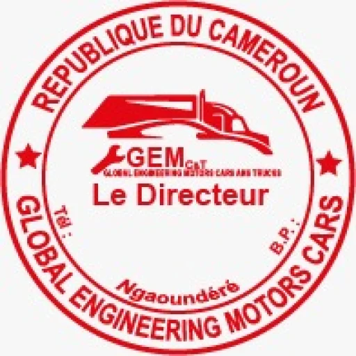 Logo Global Engineering Motors Cars ans Trucks